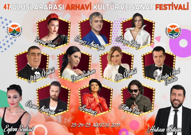 47. Uluslararası Arhavi Kültür ve Sanat Festivali Heyecanı 23-24-25 Ağustos'da Başlıyor